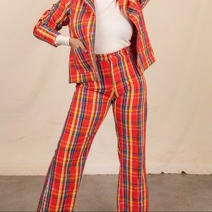 Big Bud Press Plaid Western Pants Size Medium